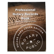 Deluxe Professional Notary Records Book&trade;<br>(Hard Cover) (ALL 50 STATES)